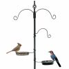 The Bird Feeding Station Multi Feeder Hanging Kit With Bird Bath Tray and Hanging Hook