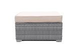 7 Pieces Patio Furniture Set; All-Weather Outdoor Sectional Sofa; Manual Weaving PE Wicker Rattan Patio Conversation Sets with Light Brown Cushion and