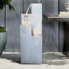 Metal Floor Indoor/Outdoor water Fountain - Freestanding Fountain with LED