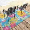 Outdoor Patio Rug All Weather Outdoor Carpet for Front Porch RV Rug