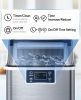 Silonn Countertop Ice Cube Ice Makers, 45lbs Per Day, Auto Self-Cleaning, 24 Pcs Ice Cubes in 13 Min, 2 Ways to Add Water, Compact Ice Machine for Hom