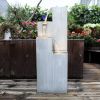 Metal Floor Indoor/Outdoor water Fountain - Freestanding Fountain with LED