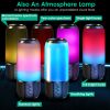 Wireless Portable Speaker Loud Stereo Speaker with Color Changing Light Radio Party TWS Speaker for Home Outdoor Travelling
