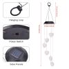 Love Style Wind Chimes Lights Outdoor Color-Changing Waterproof Mobile Romantic Led Solar Powered
