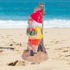 Surfing Garden Gnome Resin Statues Funny Beach Theme Dwarf Gnome Outdoor Decor