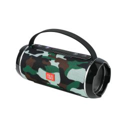 TG116C 40W TWS Outdoor Waterproof Portable High Power Bluetooth Speaker Wireless Sound Column Subwoofer Music Center 3D Stereo R (Color: Camouflage)
