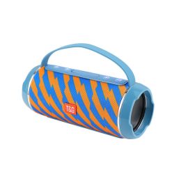 TG116C 40W TWS Outdoor Waterproof Portable High Power Bluetooth Speaker Wireless Sound Column Subwoofer Music Center 3D Stereo R (Color: Yellow Blue)