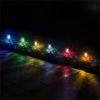 12 Pcs LED Stainless Steel Outdoor Garden Solar Lights for Pathway Walkway Patio Yard Lawn Cool White XH