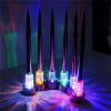 12 Pcs LED Stainless Steel Outdoor Garden Solar Lights for Pathway Walkway Patio Yard Lawn Cool White XH