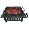 HDPE Adirondack Set with Fire Pit