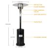46000BTU Stainless Steel Propane Patio Heater for dinner party , family gathering , garden , backyard , restaurant , coffee shop , schools XH