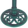 New Design Outdoor Garden Green Pedestal Bird Bath Feeder