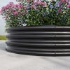 11.4' Tall Round Raised Garedn Bed; Metal Raised Beds for Vegetables; Outdoor Garden Raised Planter Box; Backyard Patio Planter Raised Beds for Flower