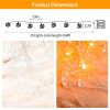 Ramadan Star Moon Crescent String Lights 2 Light Modes Battery Powered Decorative Light for Christmas Wedding Party Home Patio Warm Light