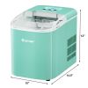 26 lbs Countertop LCD Display Ice Maker with Ice Scoop